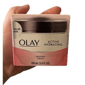 Olay Active Hydrating Cream-Original Value Size 100mL Light, Non-Greasy Formula
